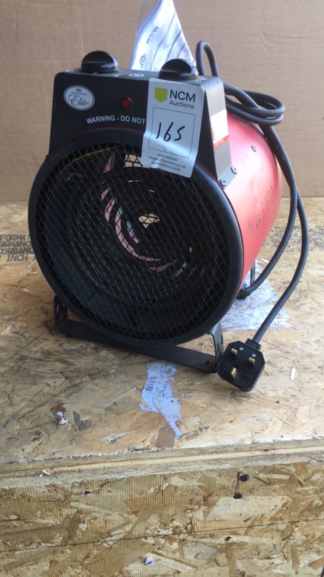 Elite Commercial 3kw fan heaters x 2 NO RESERVE - Image 2 of 4