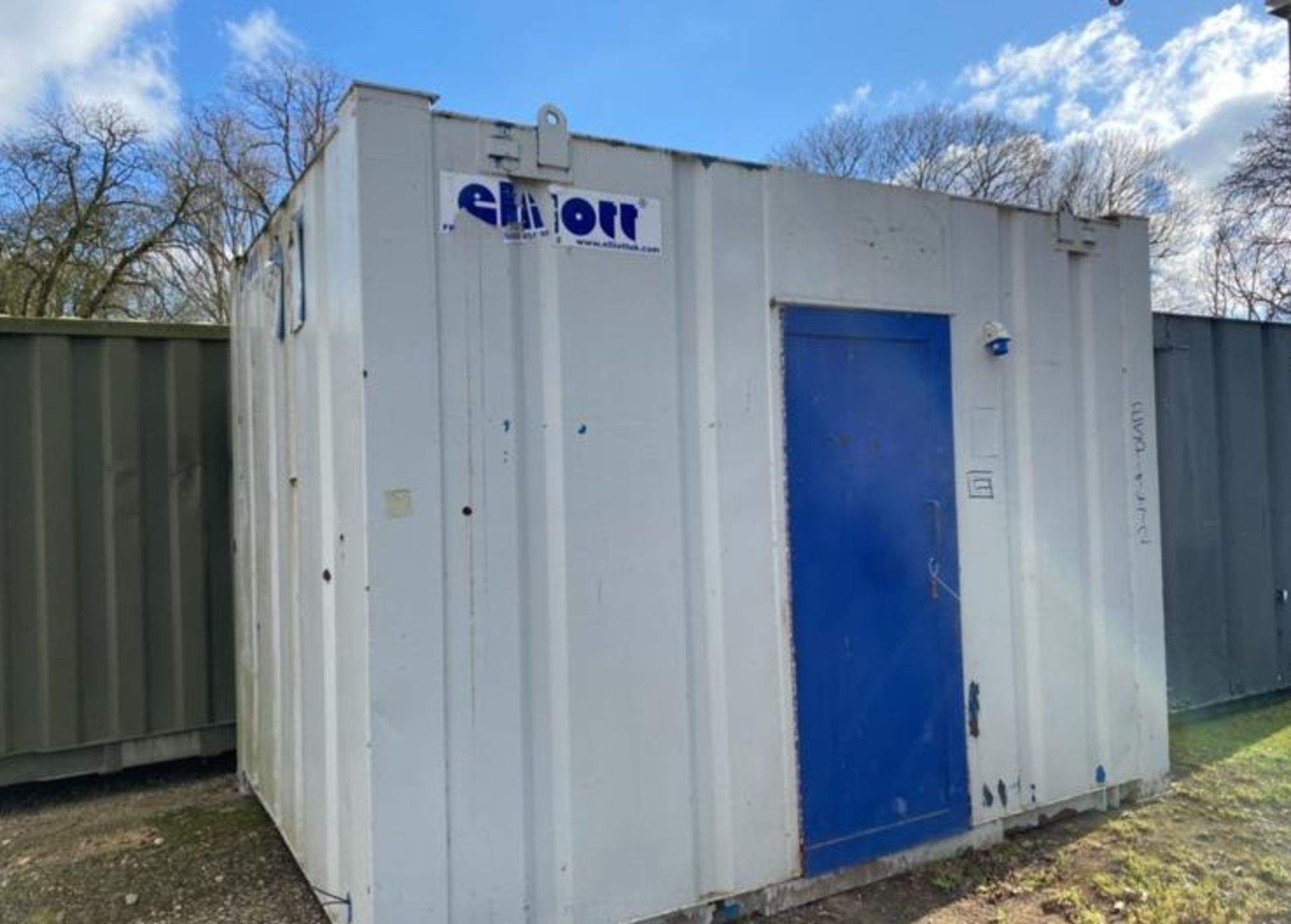 12ft site container
