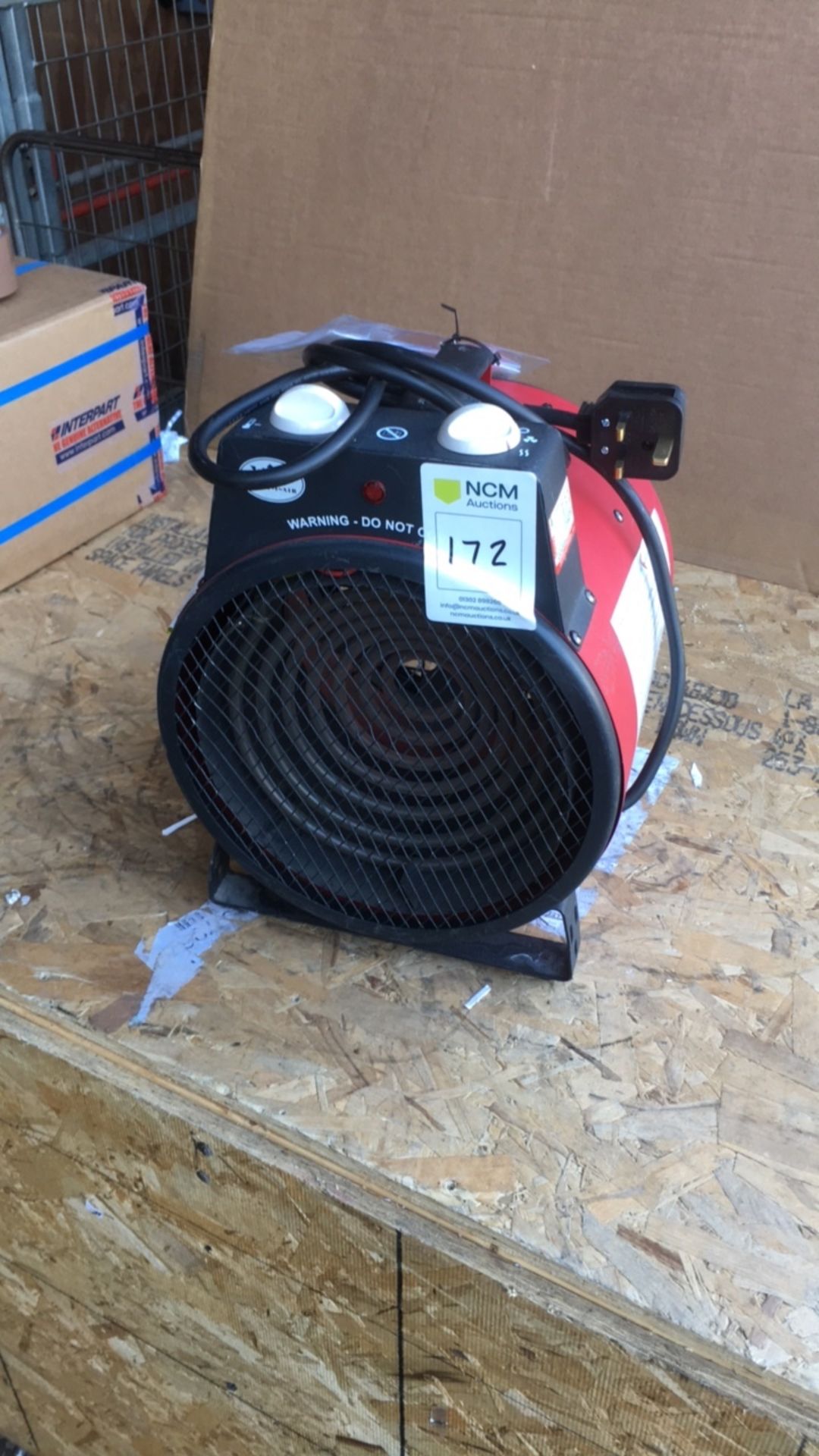 Elite Commercial 3kw fan heaters x 2 NO RESERVE - Image 2 of 4