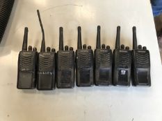 Kenwood handheld radios x7 NO RESERVE