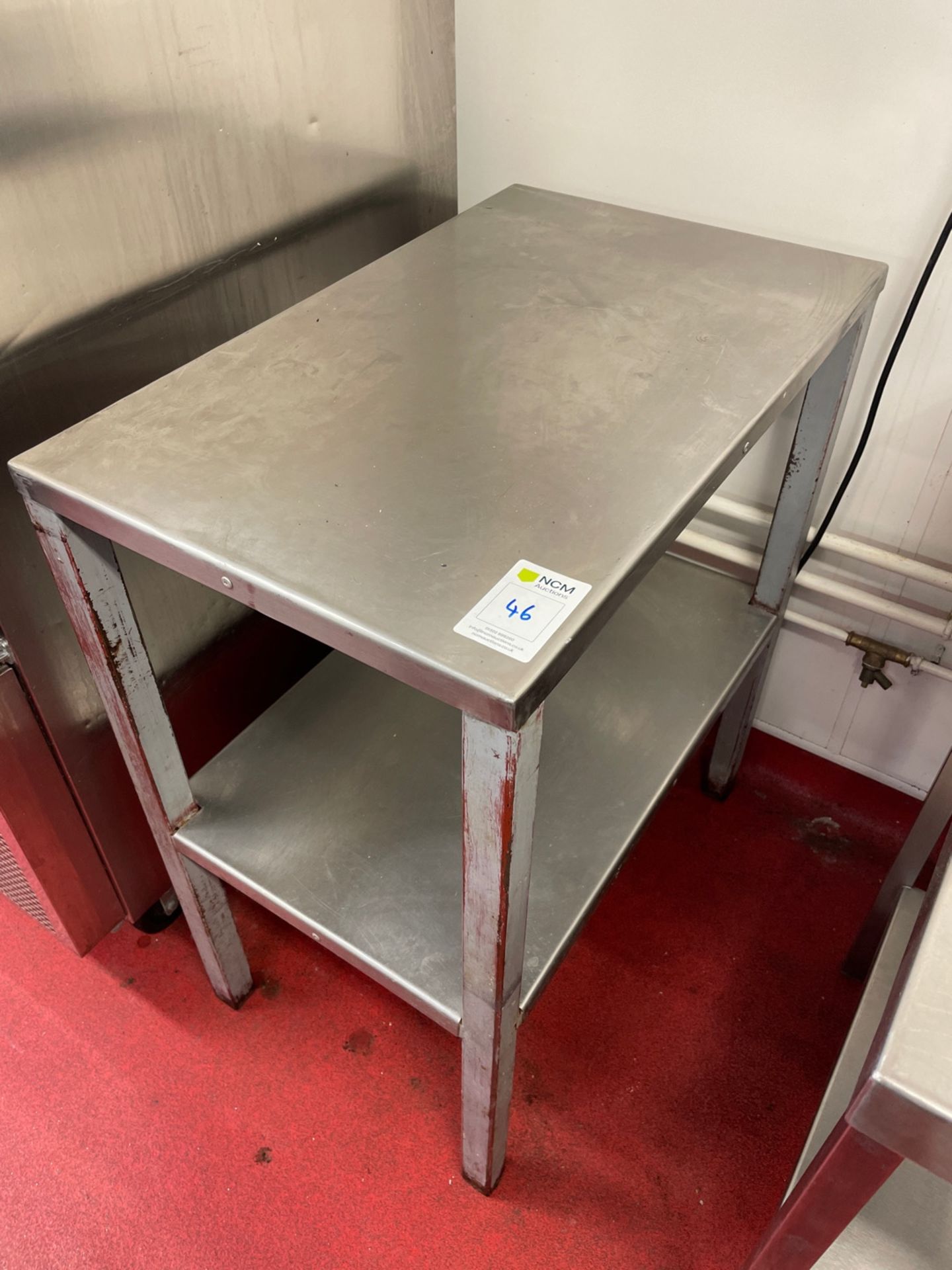 Stainless Steel Topped Prep Station