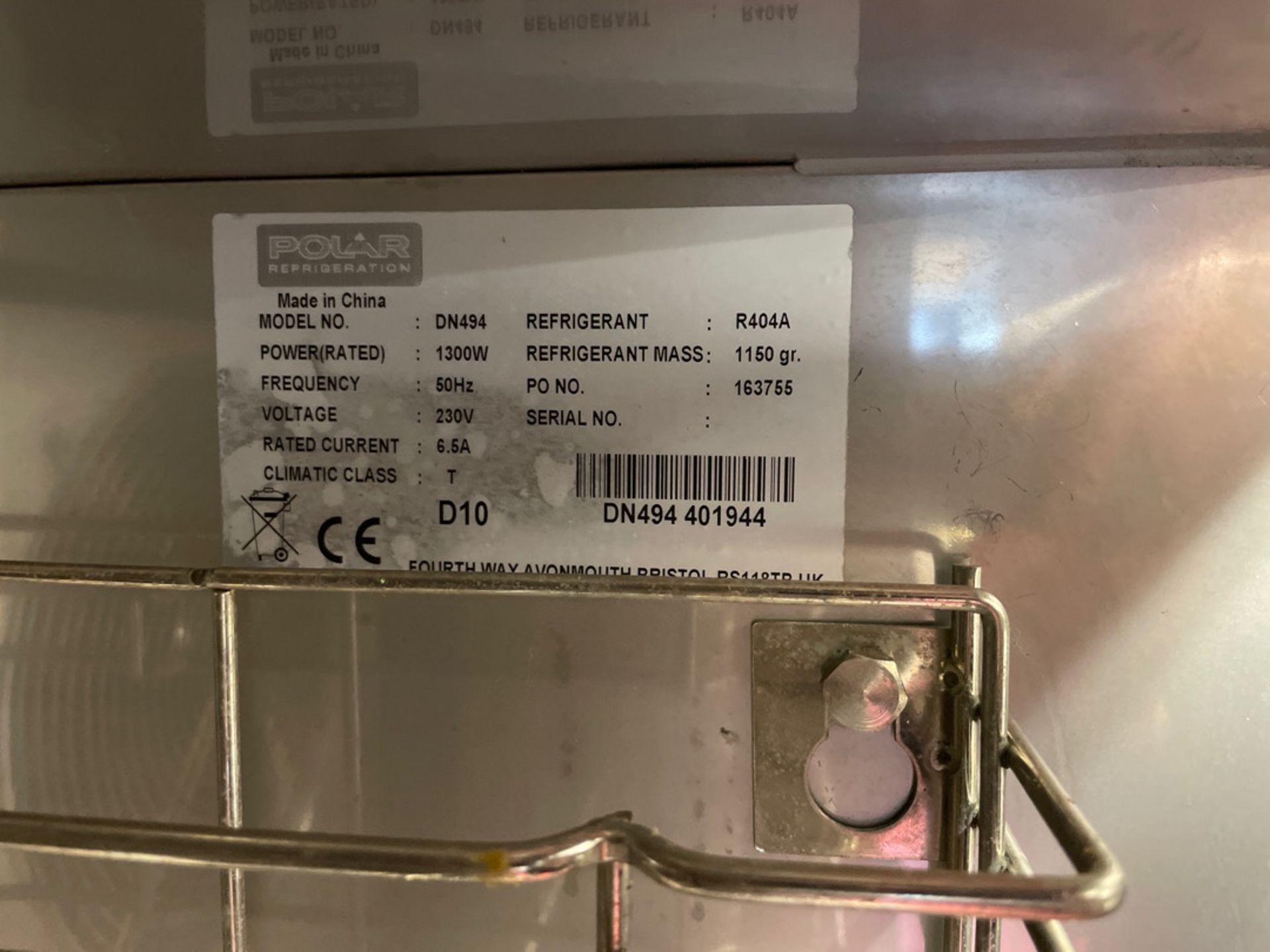 Polar DN494 Free Standing Refrigerator - Image 3 of 3