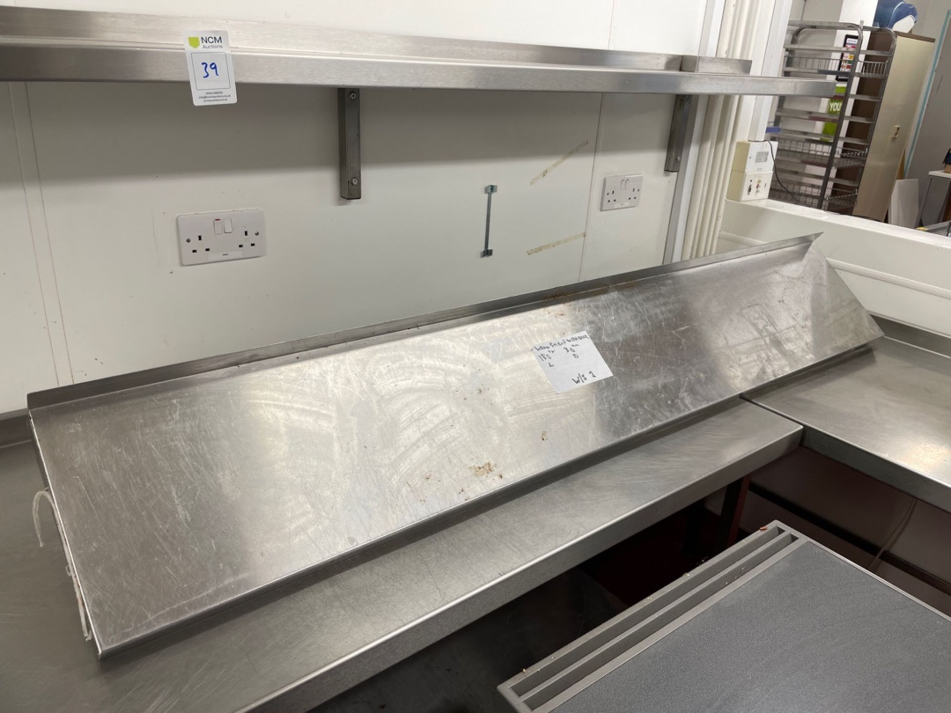 Stainless Steel Shelves X 2 - Image 2 of 2