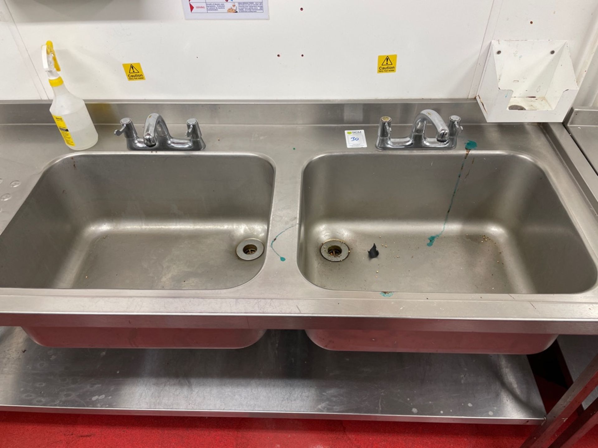 Stainless Steel Double Bowl Sink Unit - Image 2 of 2