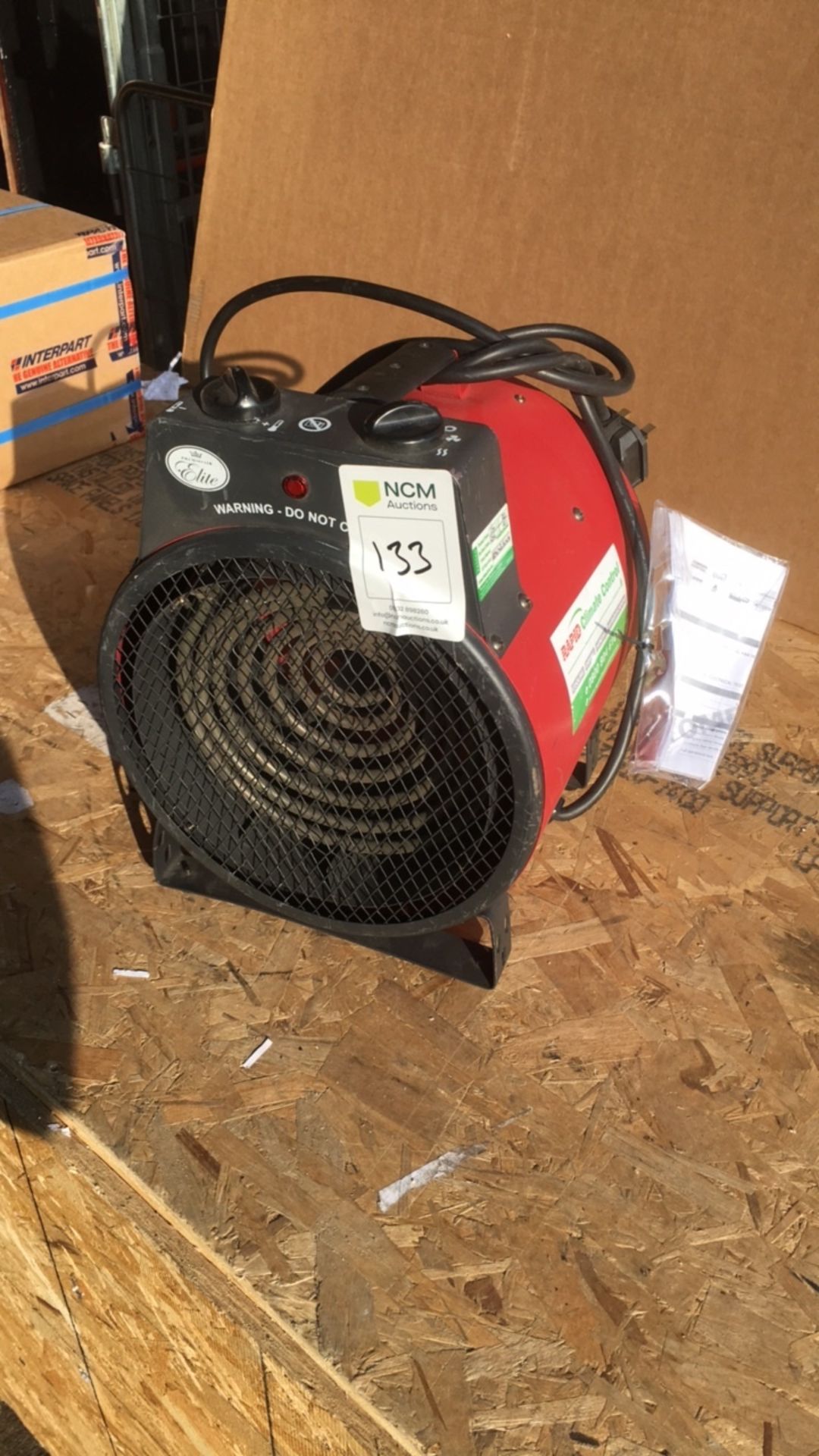 Elite Commercial 3kw fan heater