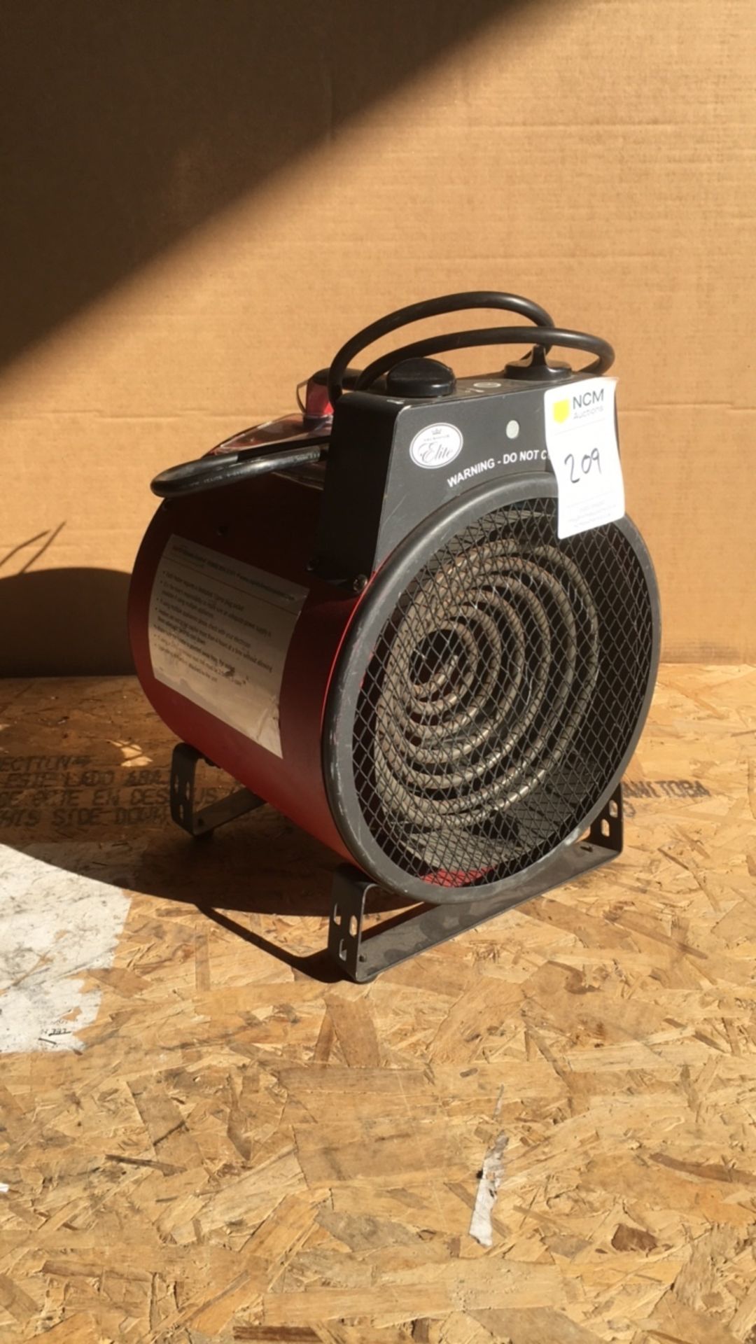 Elite EH1366 3kw Commercial Fan Heater - Image 3 of 4