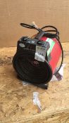 Elite EH1366 3kw Commercial fan heater