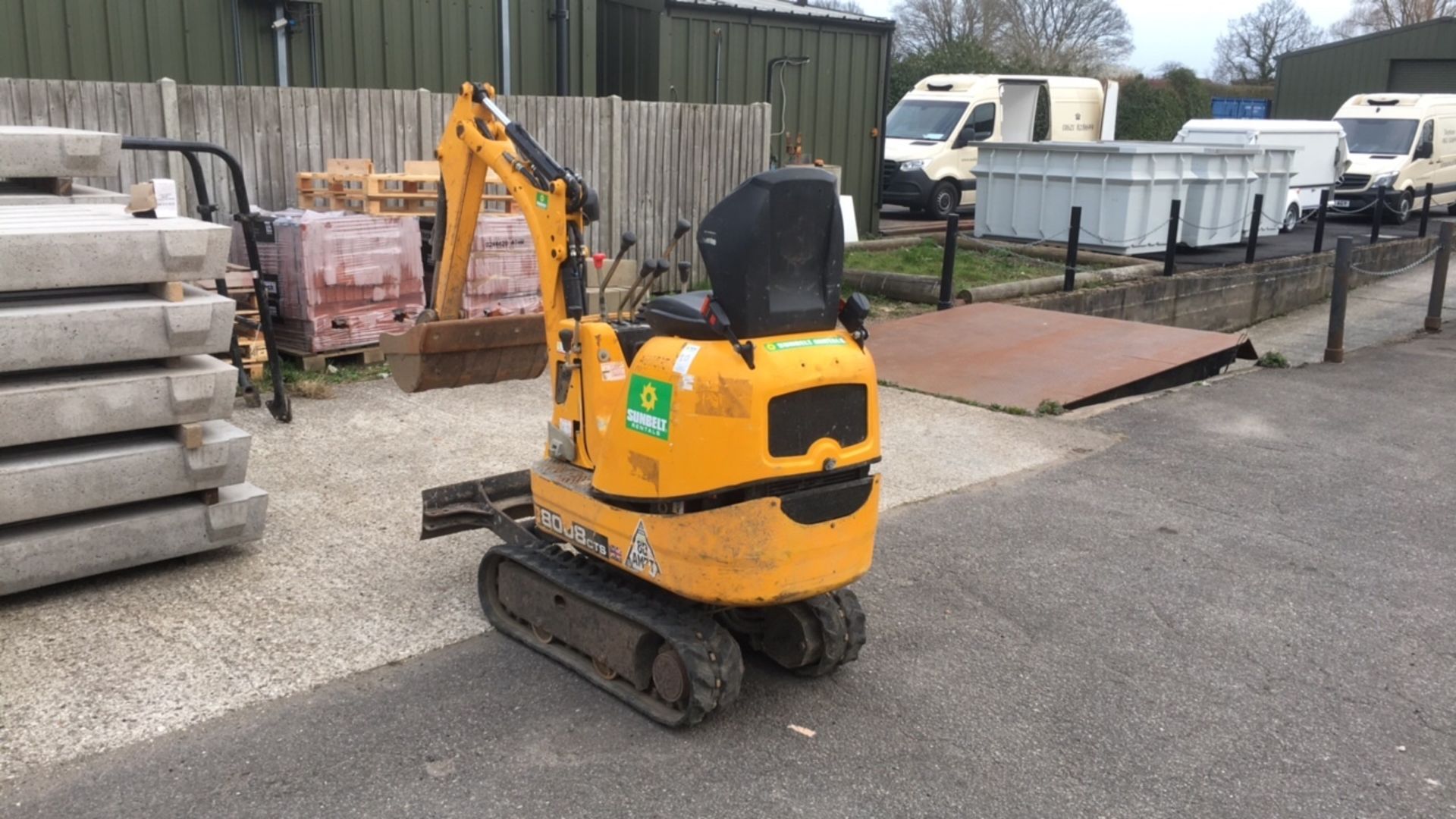 JCB 8008 micro excavator - Image 5 of 18