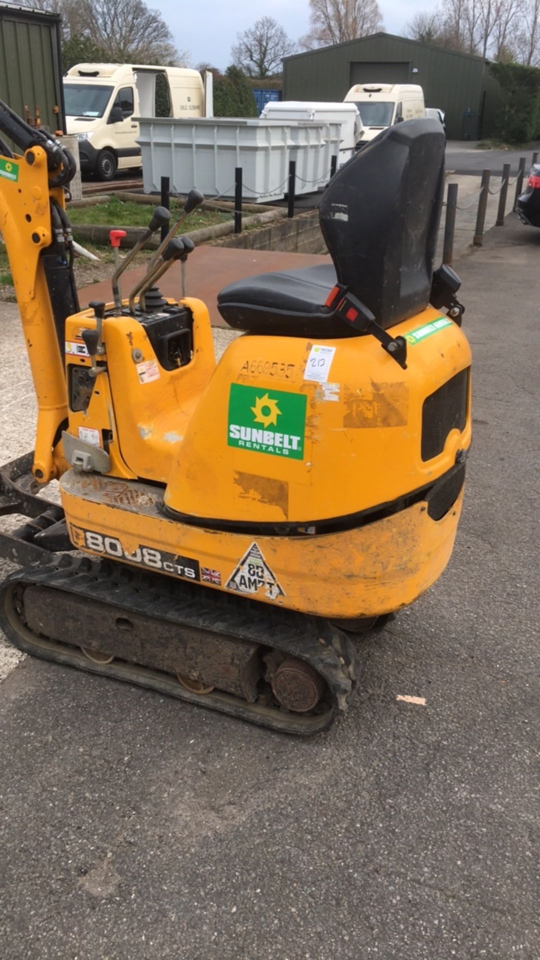 JCB 8008 micro excavator - Image 4 of 18