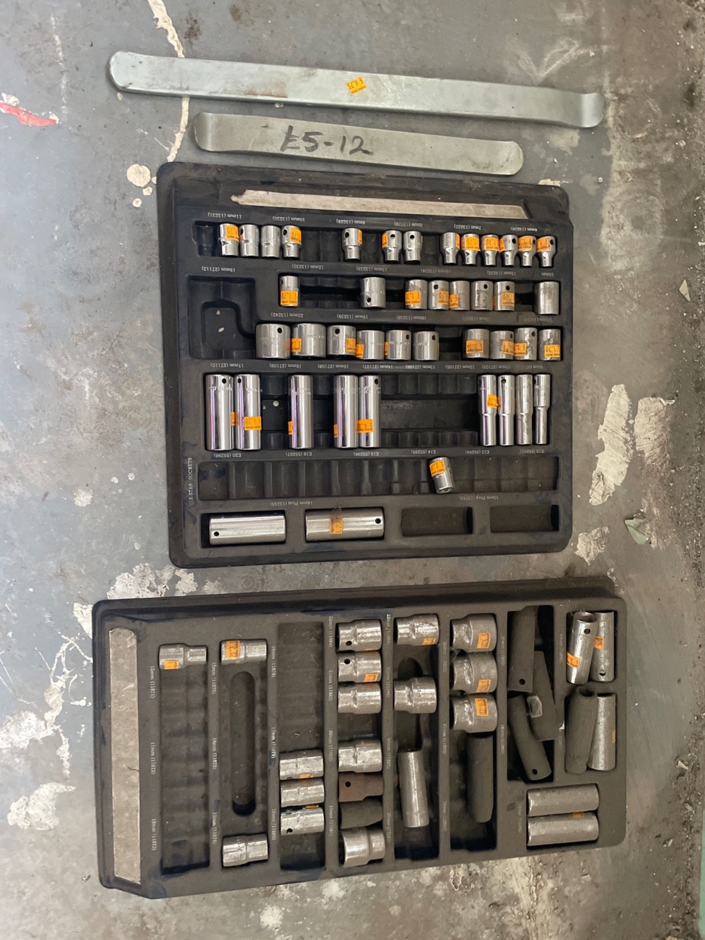 Selection Of Sockets And Tyre Levers