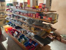 Large Qty Automotive Parts & Display Rack