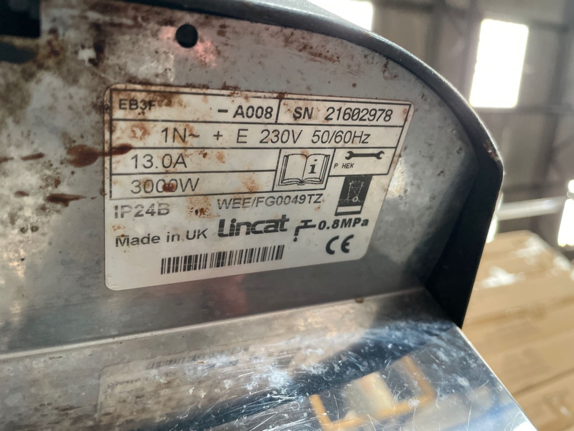 Lincat EB3F Auto Fill Water Boiler - Image 2 of 2