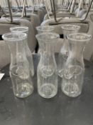 Glass Wine Carafes x 6