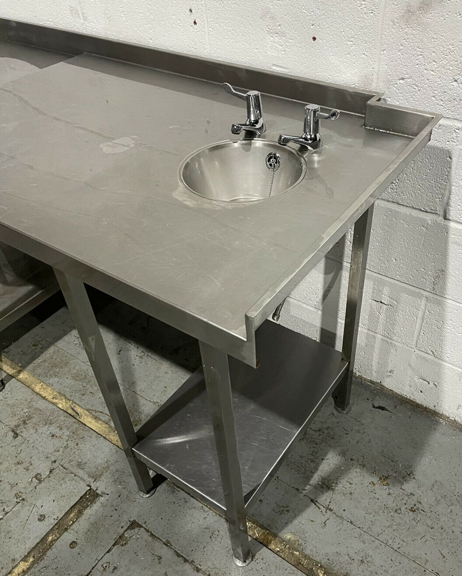 Stainless steel single bowl sink with handwash and - Image 6 of 9