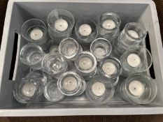 Qty Of Glass Tealight Holders