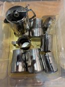 Qty Of Miscellaneous Stainless Steel Jugs Etc