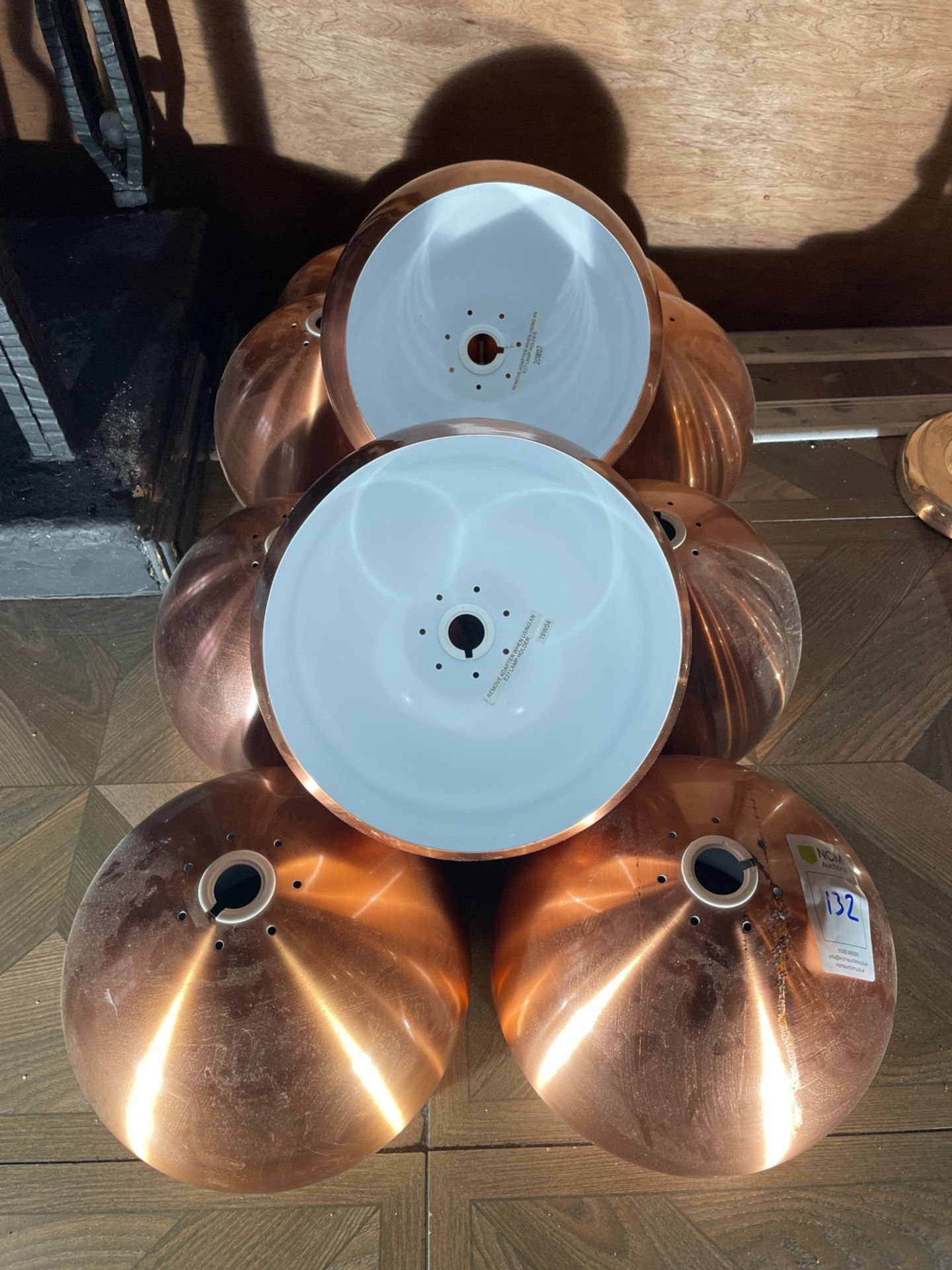 Copper Look Lampshades x 10