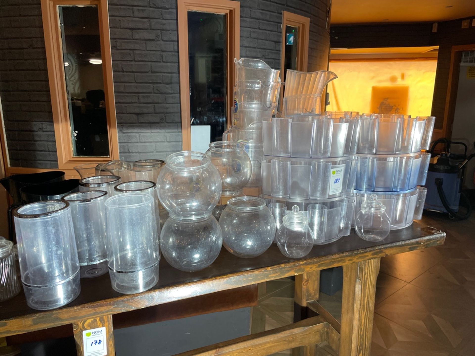Selection Of plastic Containers & Serving Jugs