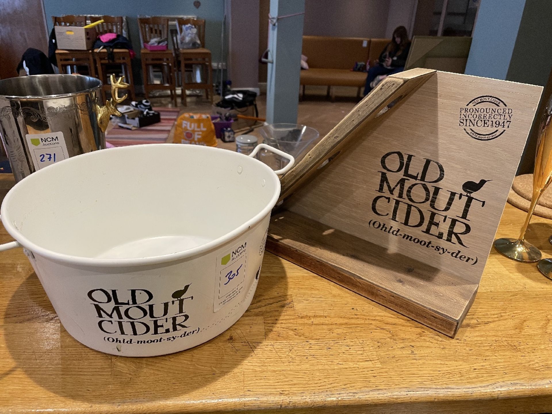 Old Mout Cider Display Items