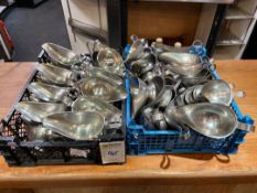 Selection Of Stainless Steel Gravy Boats