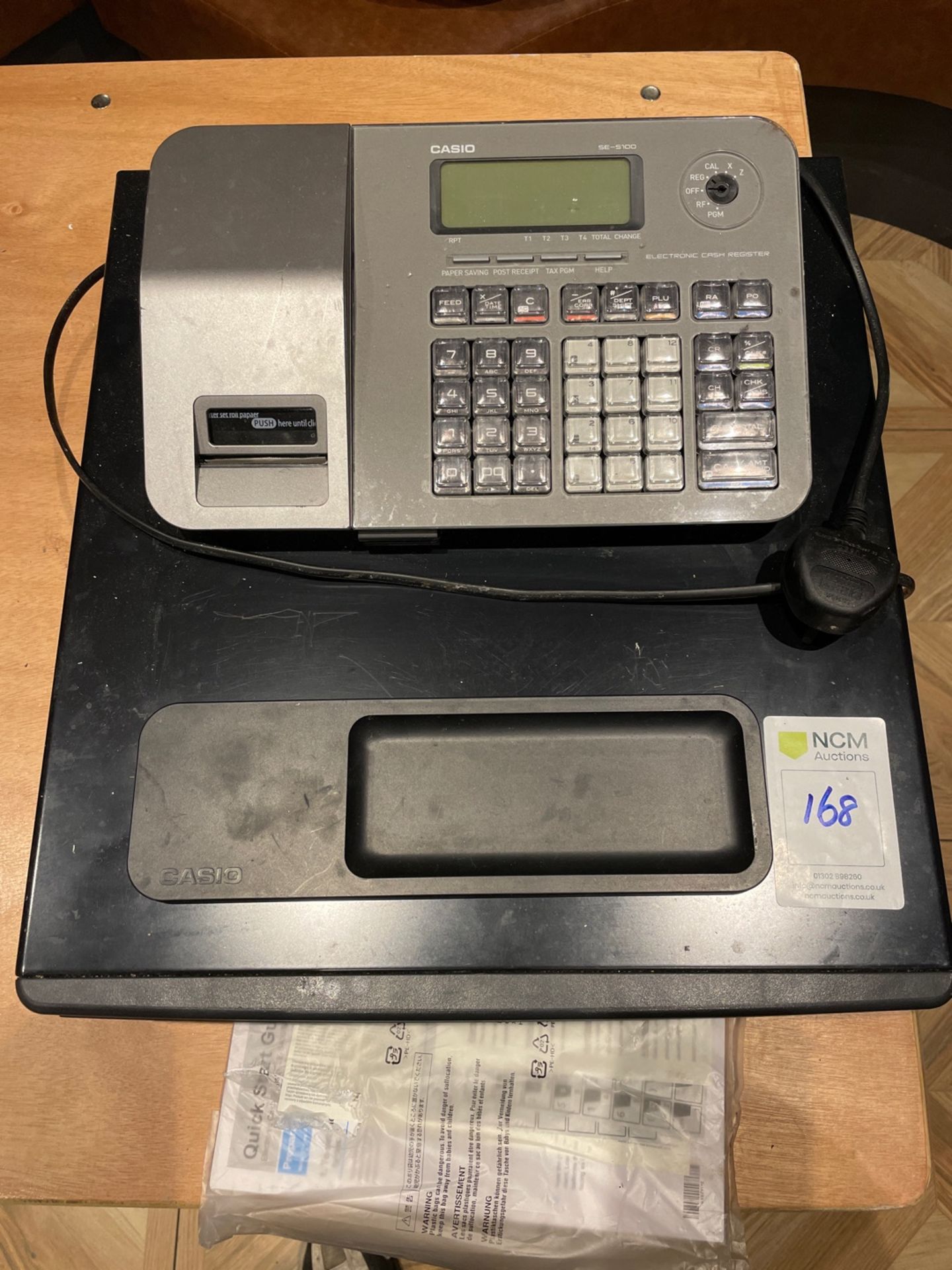 Casio SE-S100 Rlectronic Cash Register