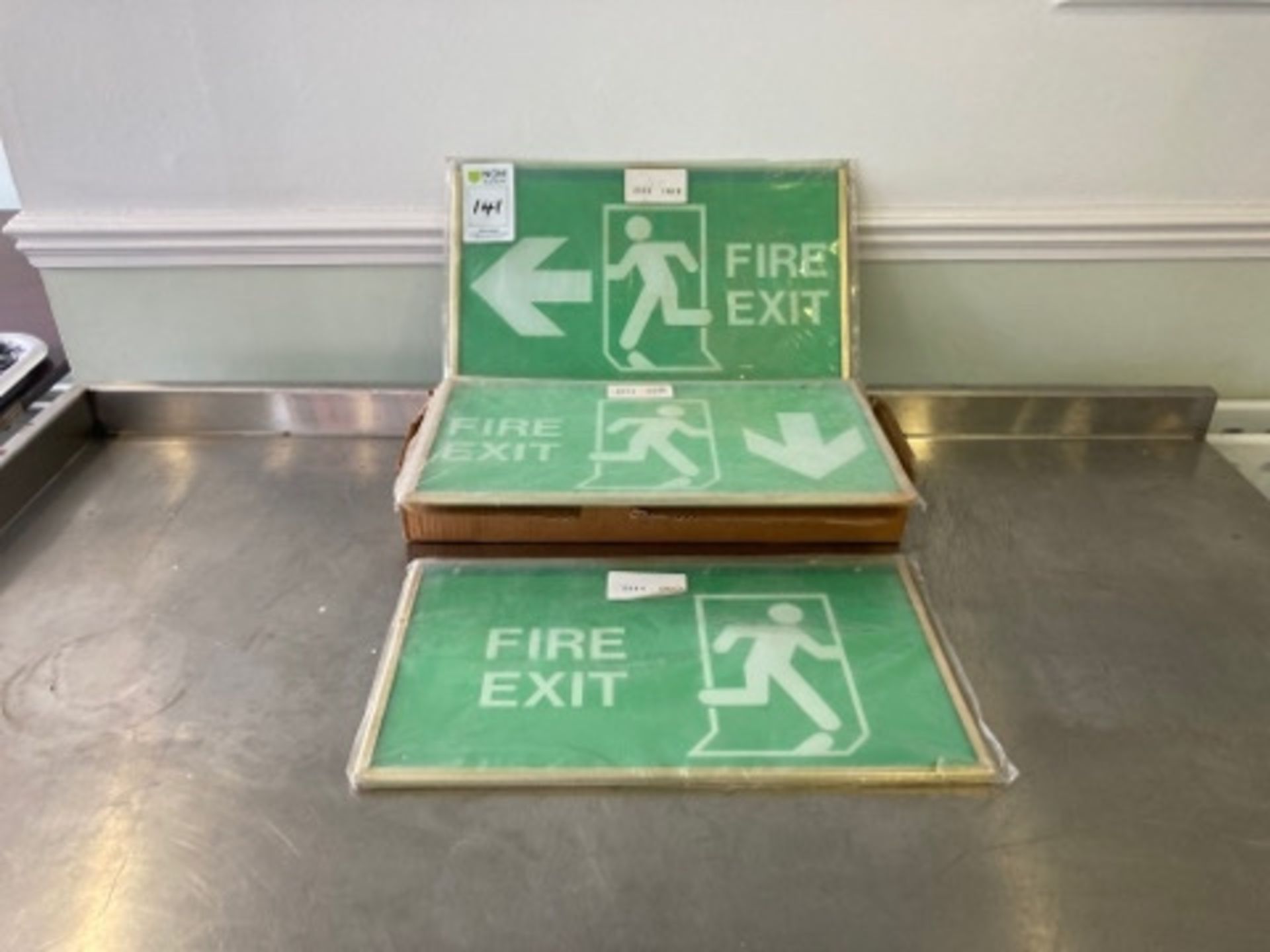 Fire exit signs