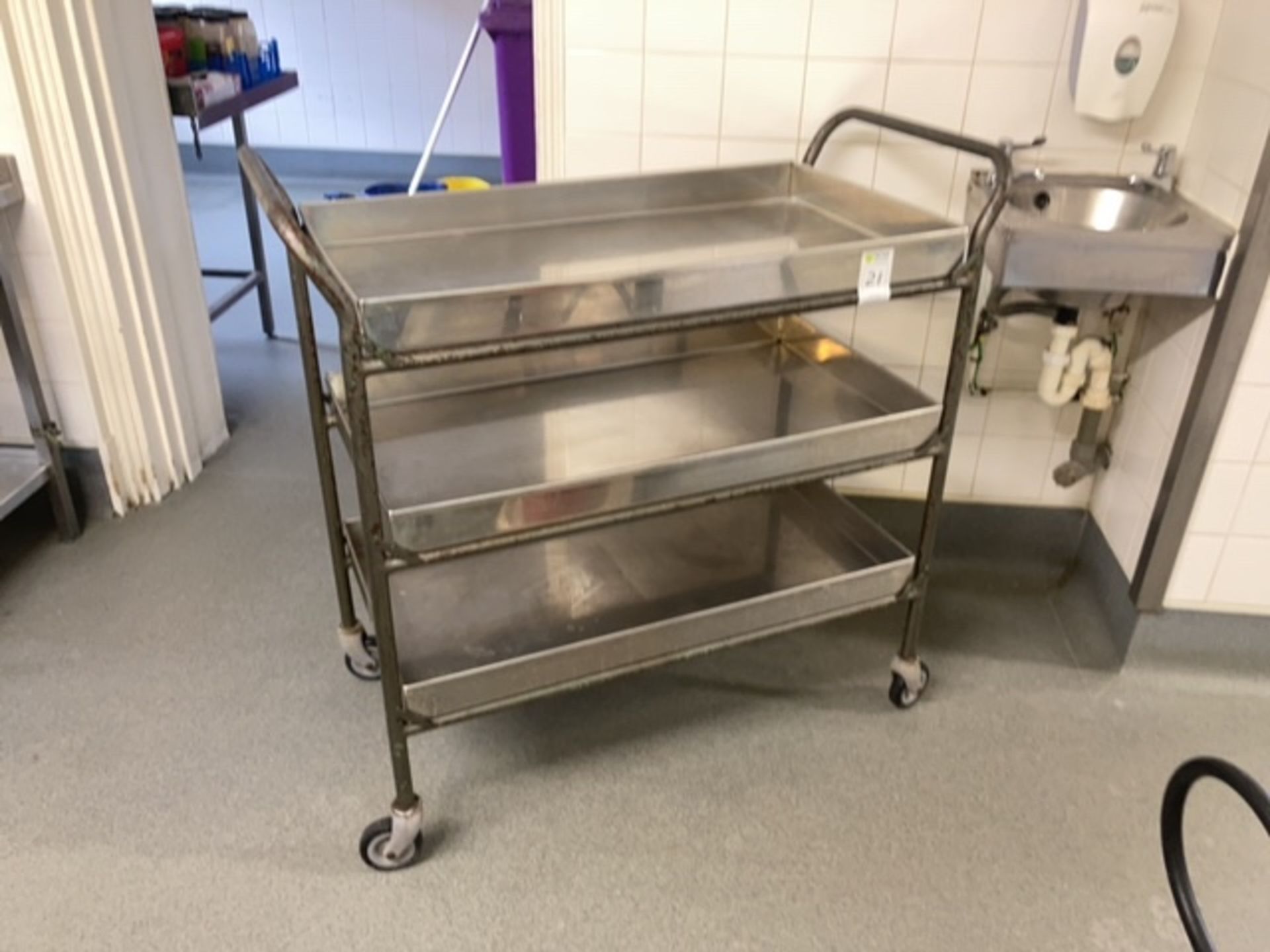 Three tier trolley