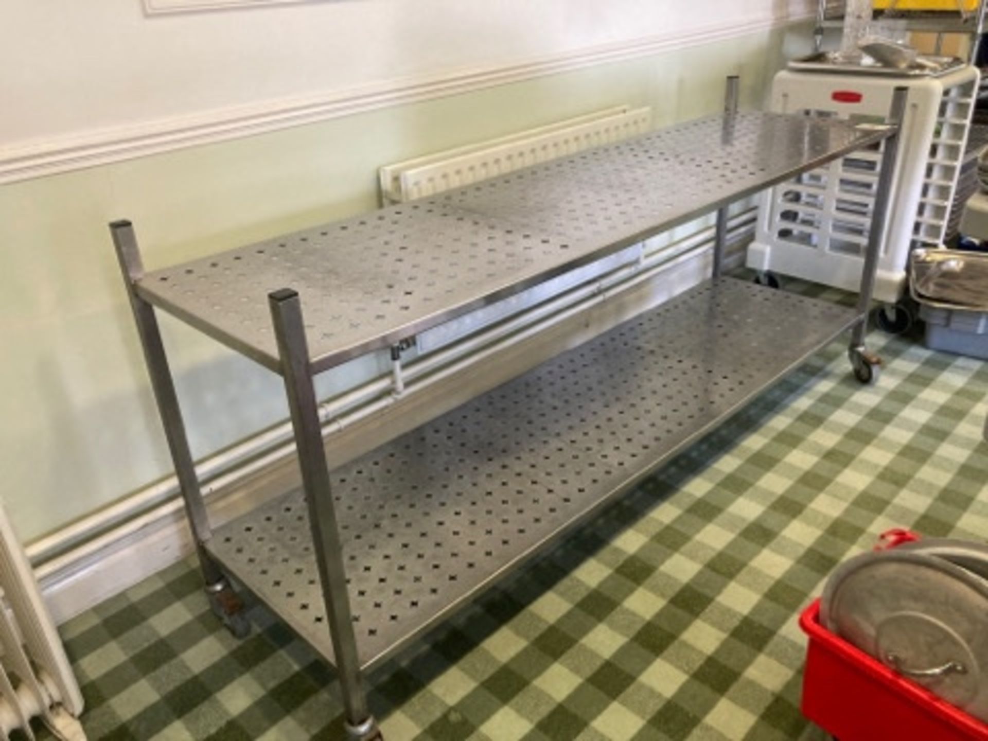 Stainless steel trolley