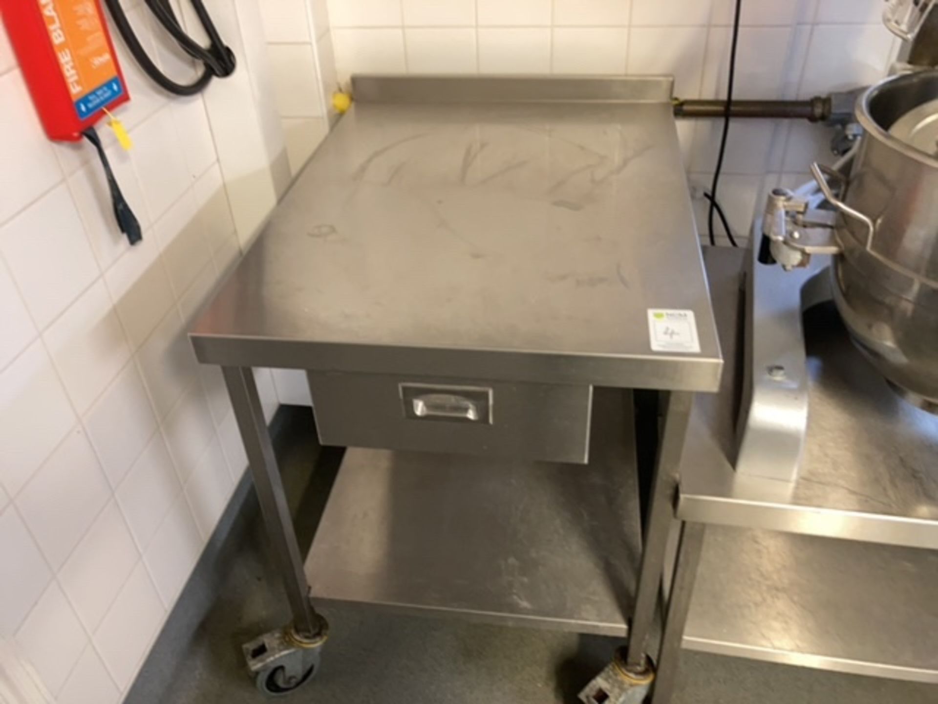 Stainless steel trolley