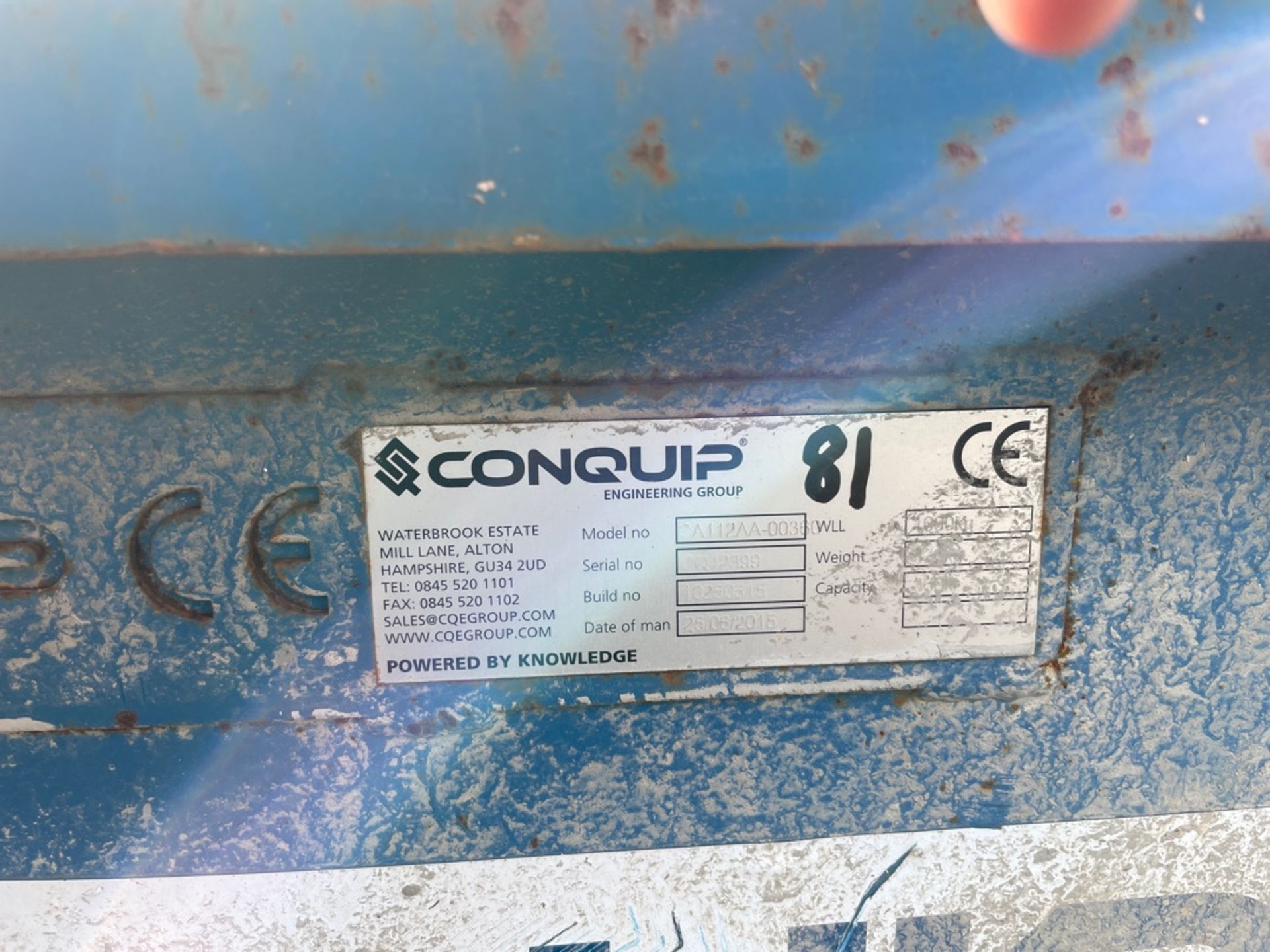 Conquip 360 ltr Mortar Skip - Image 2 of 2