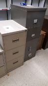 Filing cabinets x 4