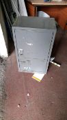 Lockable metal cabinet