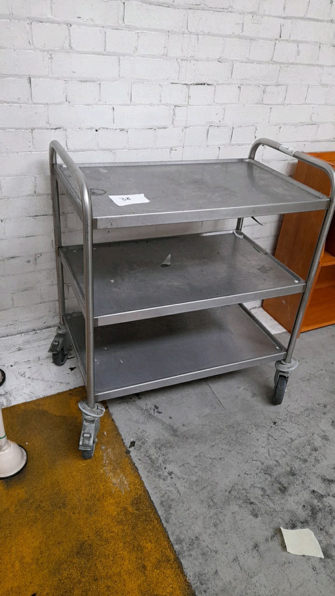 Stainless steel trolley