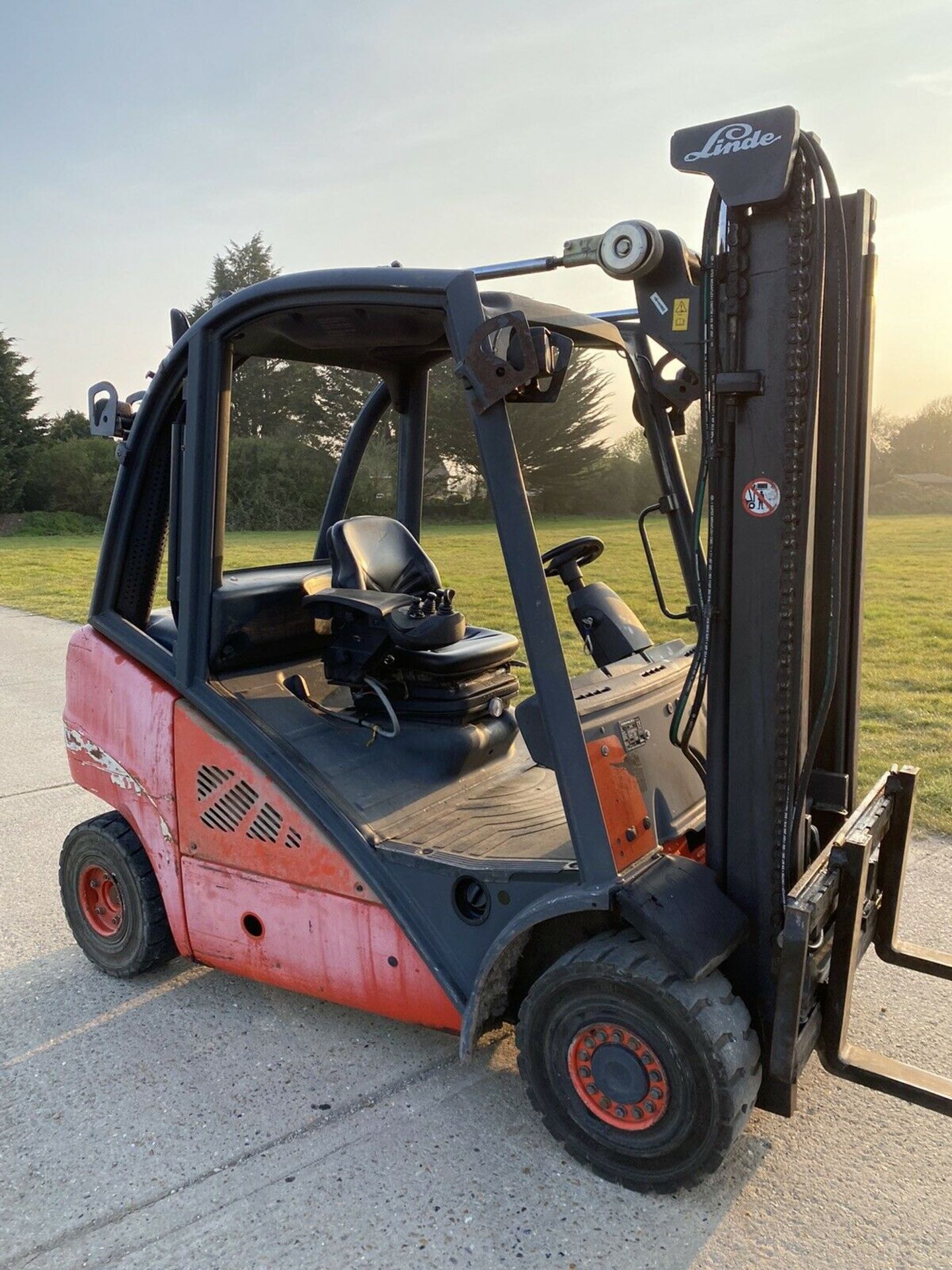 Linde H20d diesel forklift