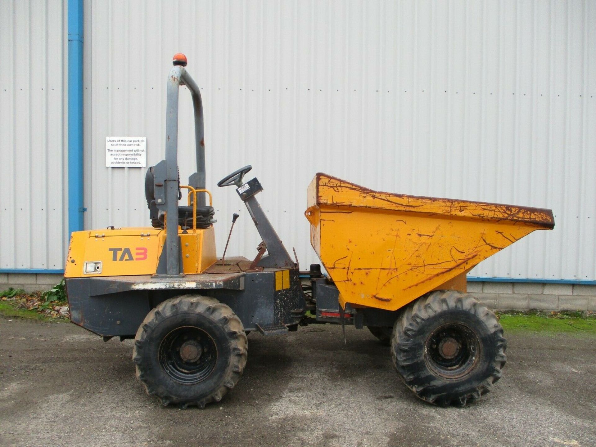 Benford Terex TA 3 ton straight tip dumper - Image 7 of 8