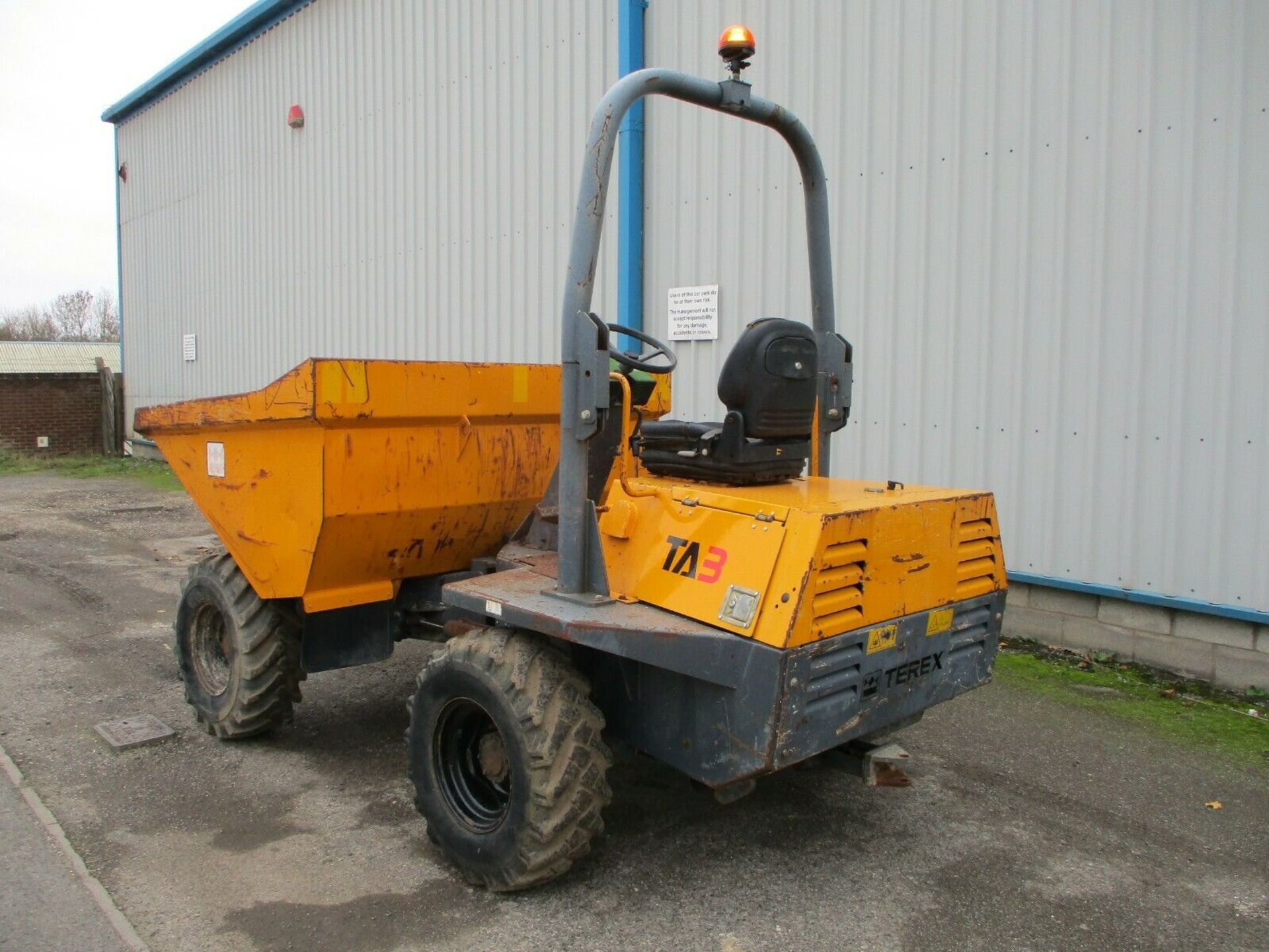 Benford Terex TA 3 ton straight tip dumper - Image 3 of 8