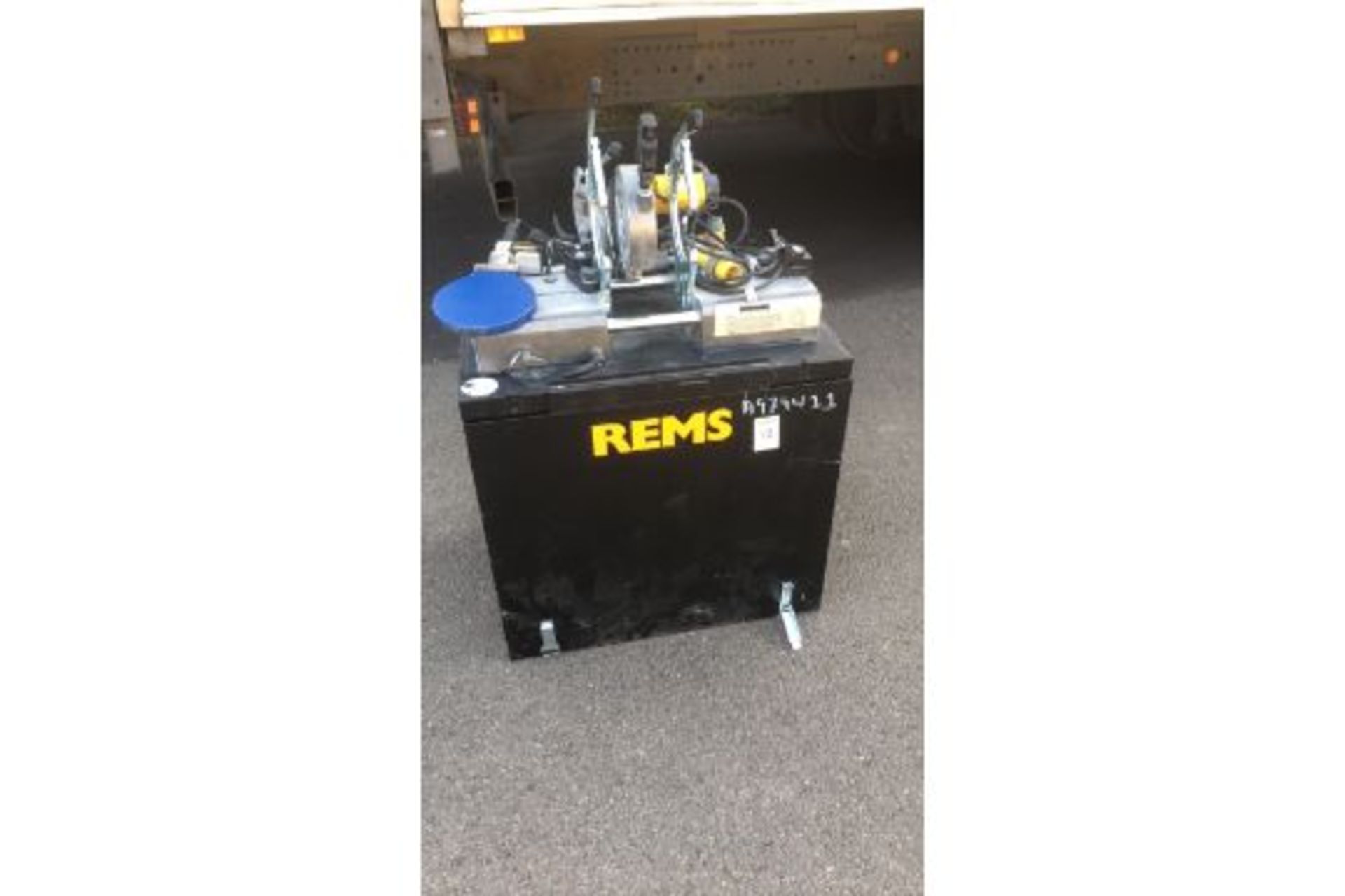 REMS SSM 160 KS butt welding machine in vgc (A979411)