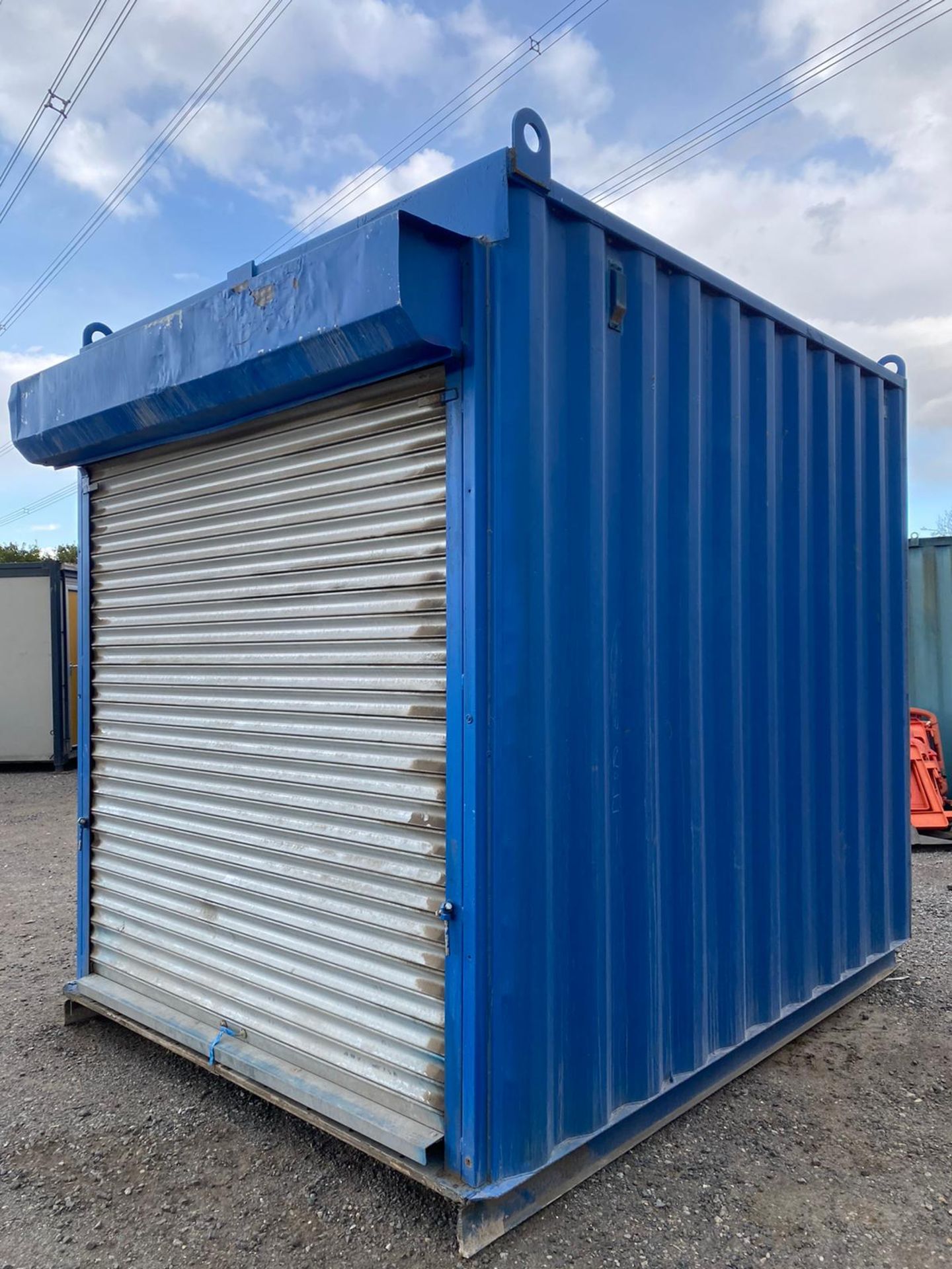 10ft high cube storage Container cabin with roller shutter door