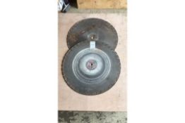 Diamond masonry cutting disc, qty 2, 600mm dia, 25mm centre, various makes