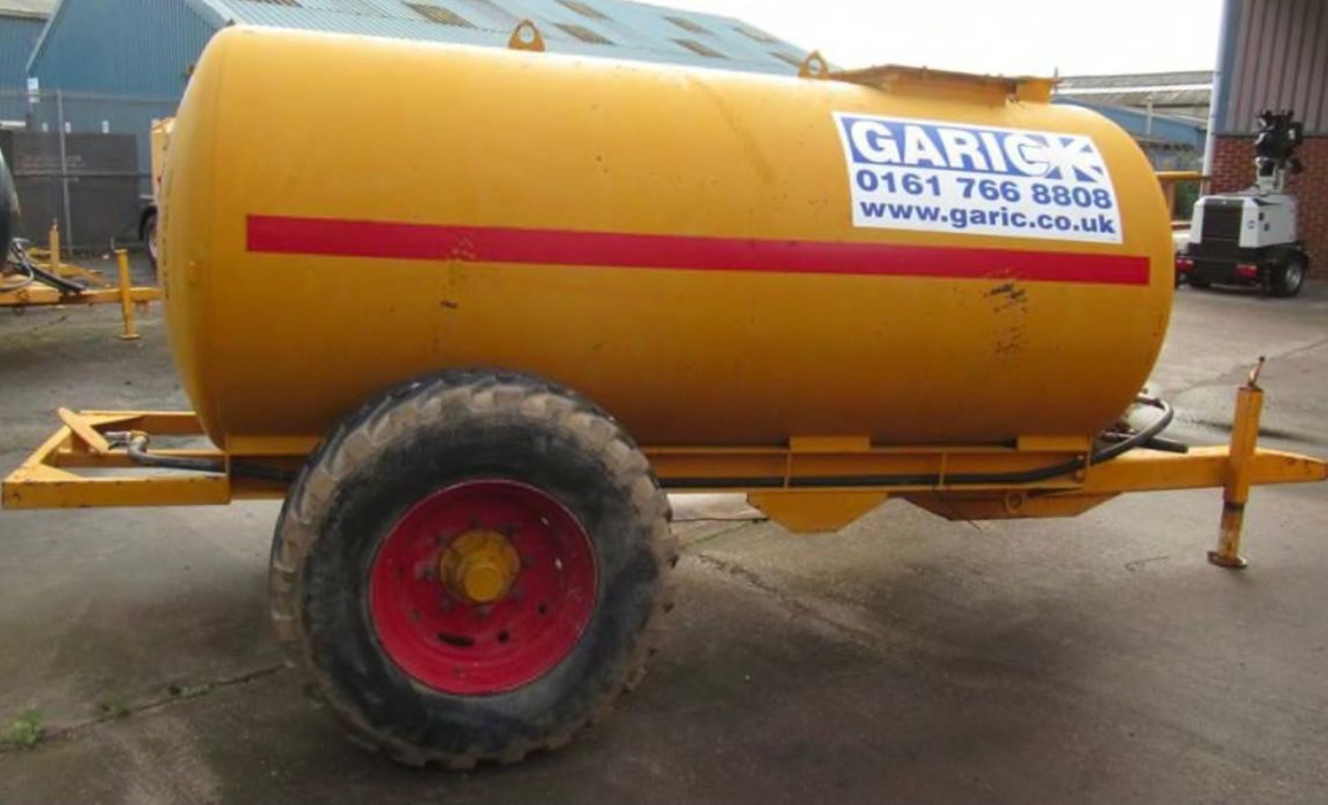 1000 gallon towable dust suppression bowser trailer - Image 4 of 5