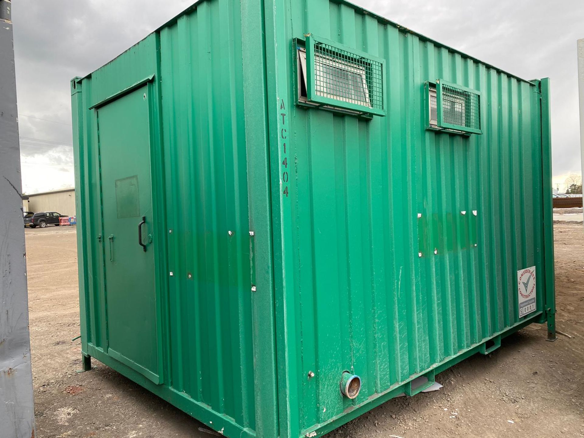 13ft 2 + 1 male & female toilet block, welfare container cabin - Bild 3 aus 13