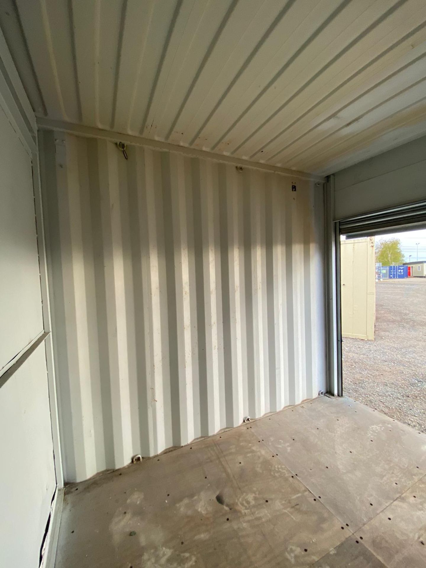 10ft high cube storage Container cabin with roller shutter door - Image 8 of 10