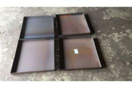 Steel workshop drip tray 2ft x 2ft qty 4