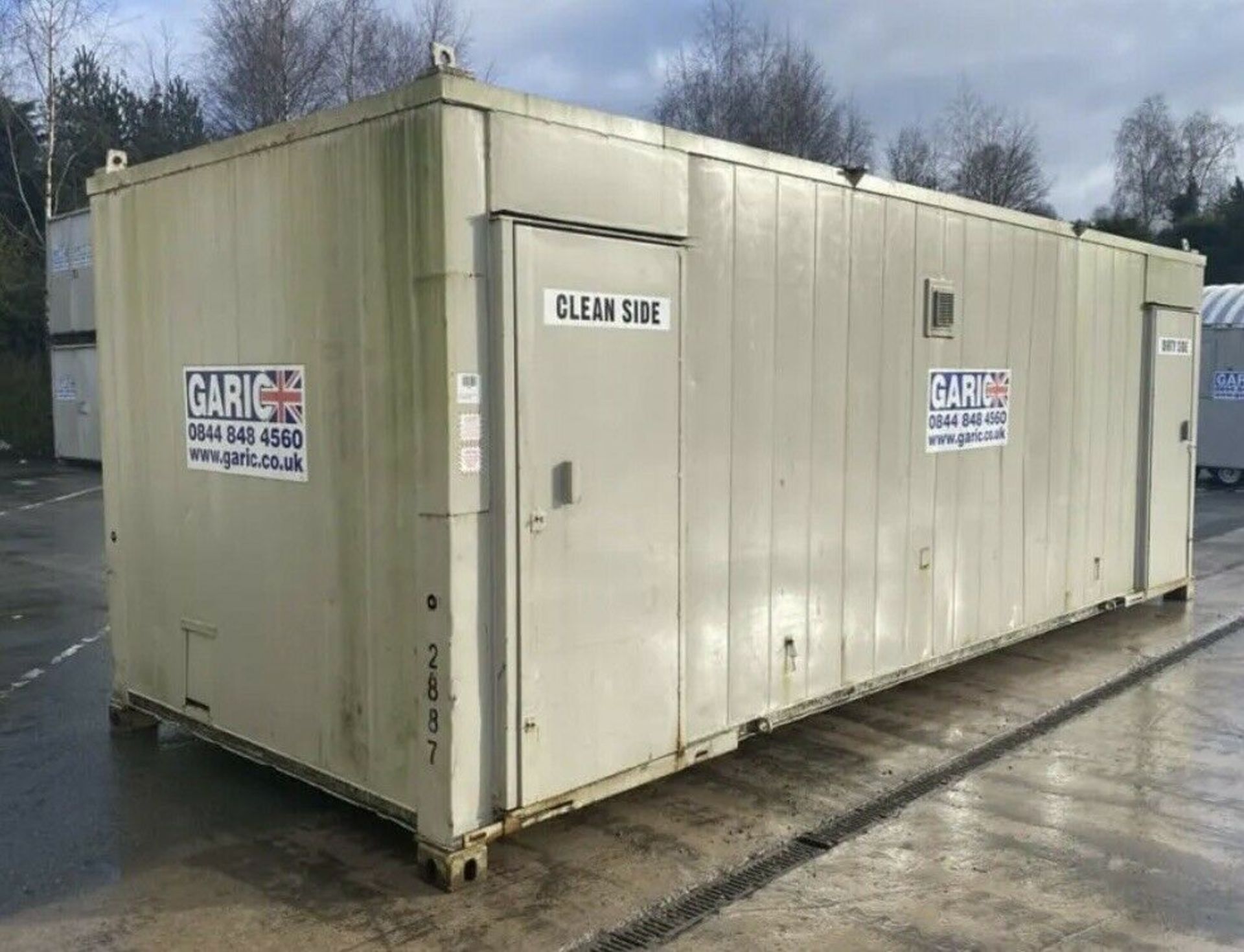 24ft x 9ft Anti-Vandal Decontamination Unit Shower Block Welfare Site Container - Bild 11 aus 11