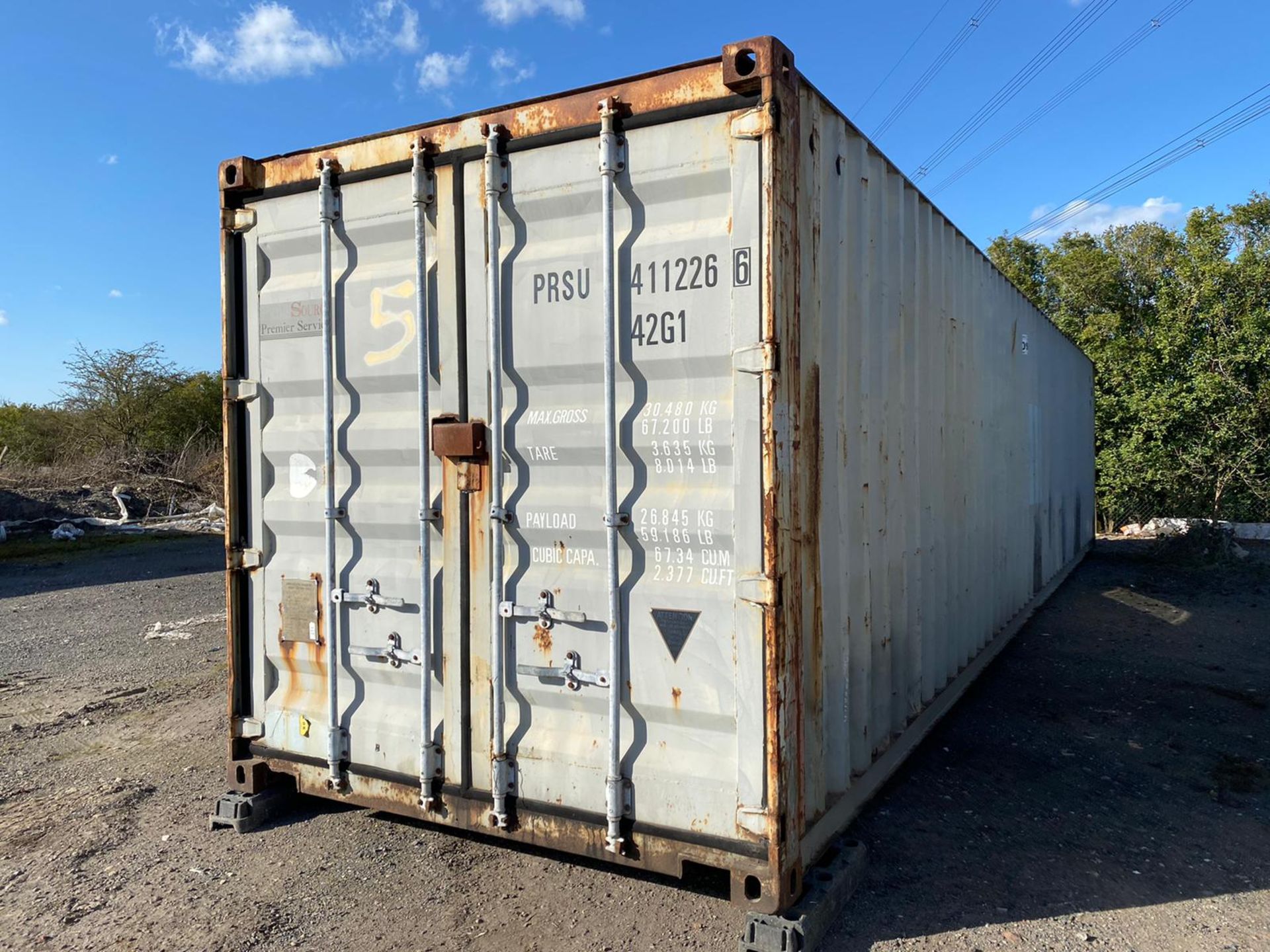 40ft storage container secure store cabin