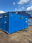 Anti Vandal Steel Portable Toilet Block 16ft x 9ft