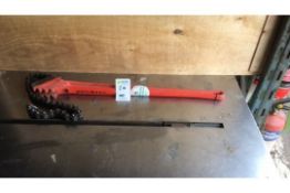 Rigid 31330 H/D chain wrench (A938057) and Rigid 31330 H/D chain wrench (A938056)