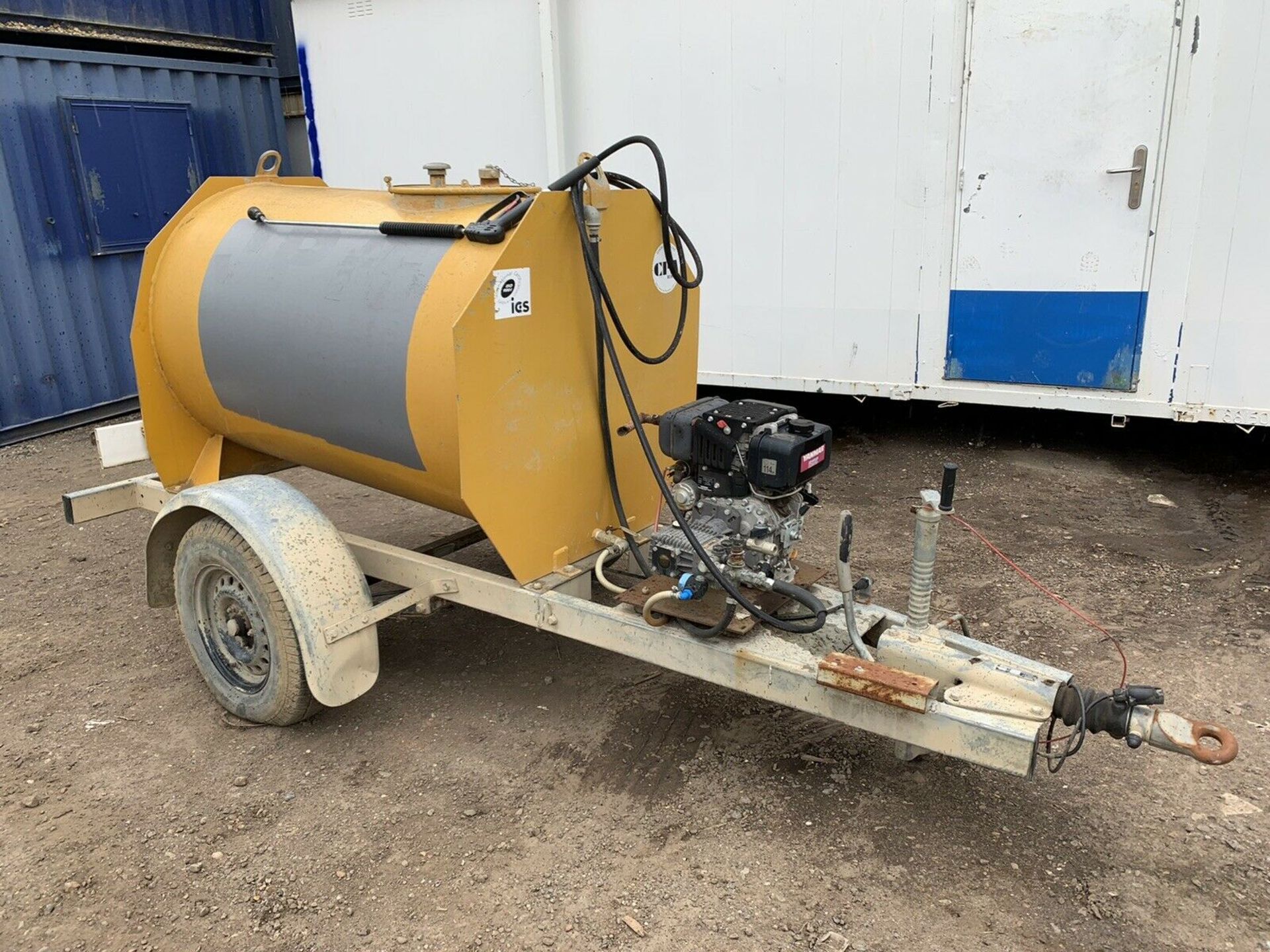 Towable Pressure Washer. Yanmar diesel engine