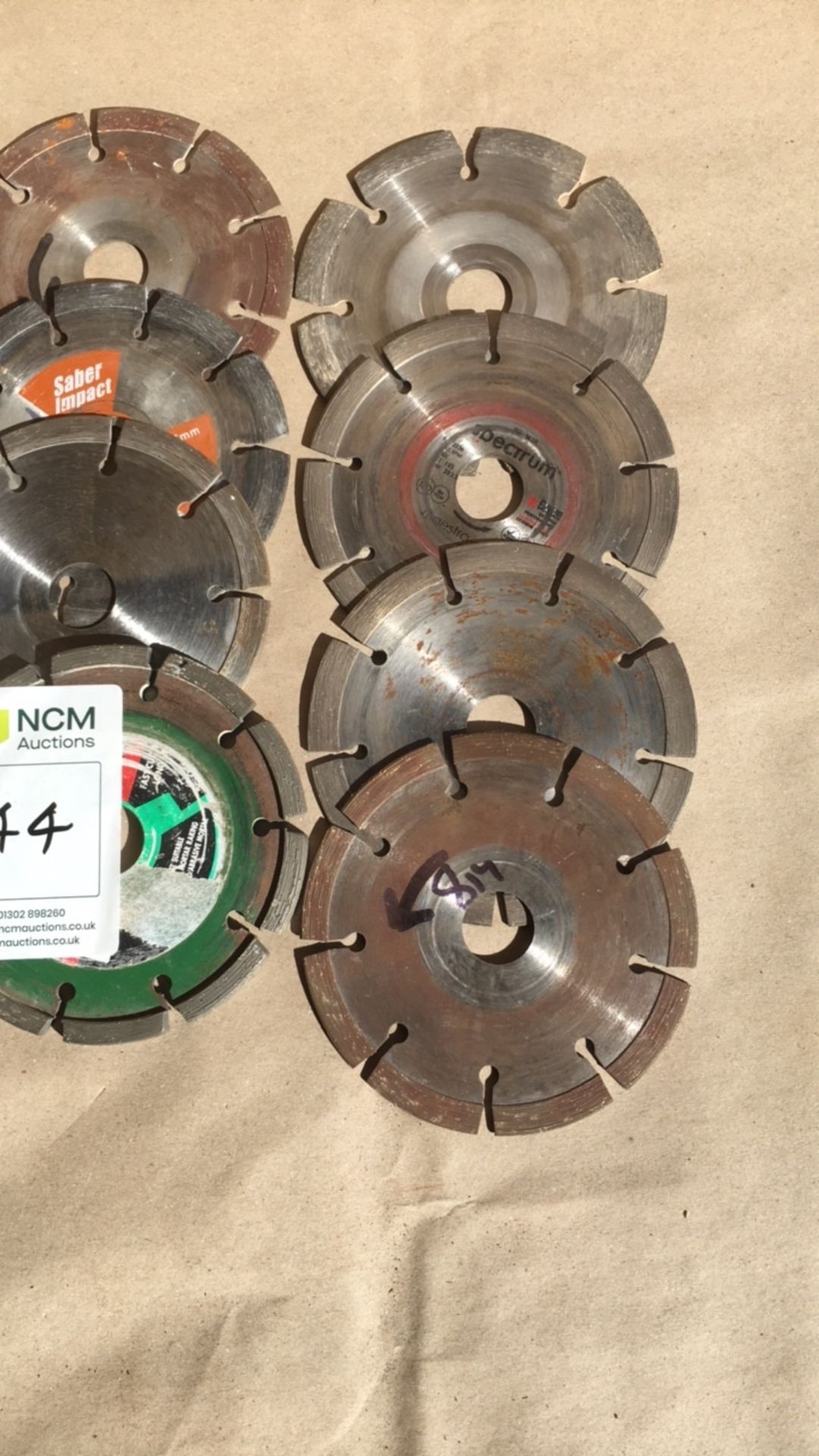 Diamond 125mm cutting discs qty 14 - Image 5 of 6