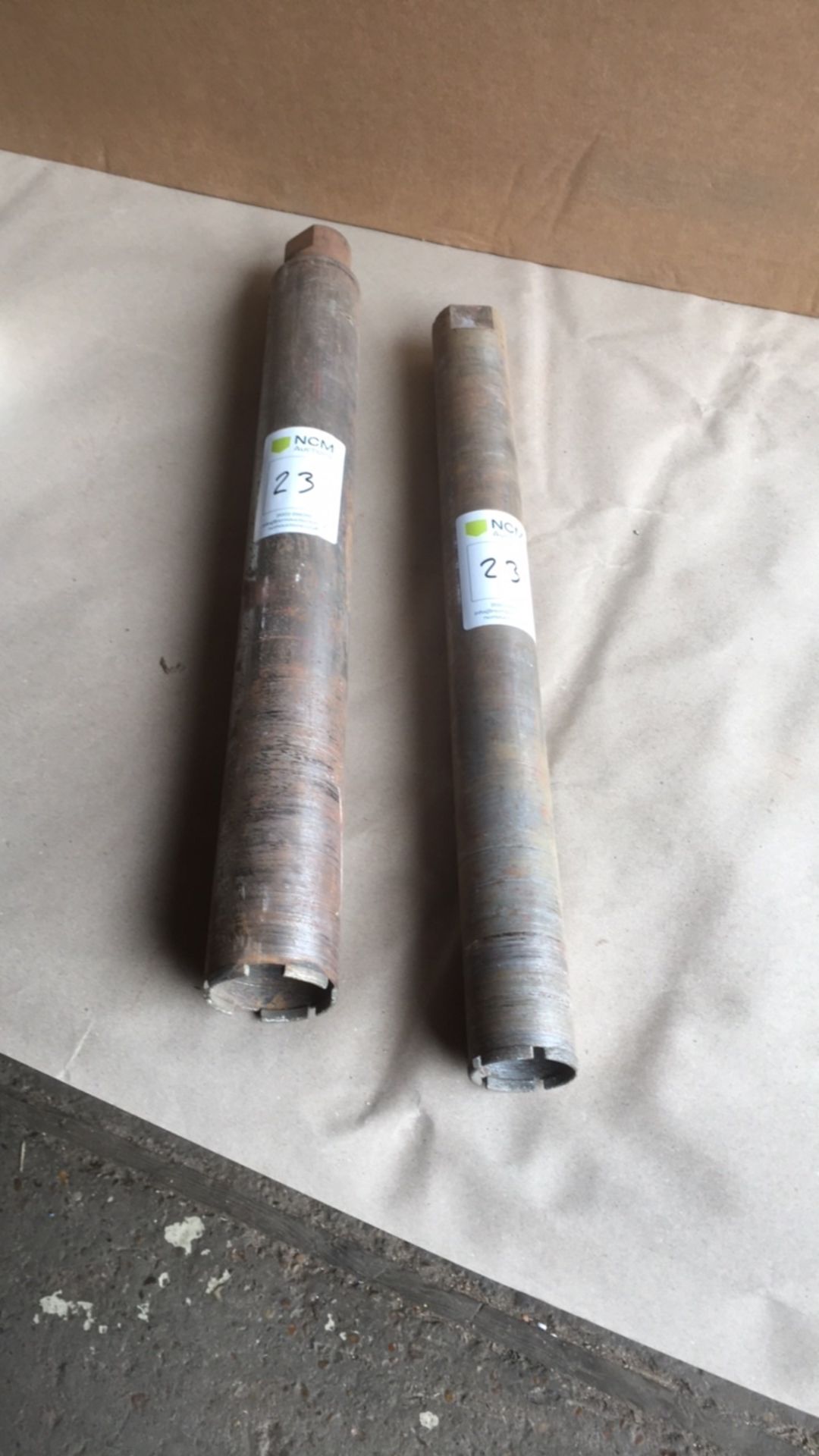 Diamond core drill bit qty 2